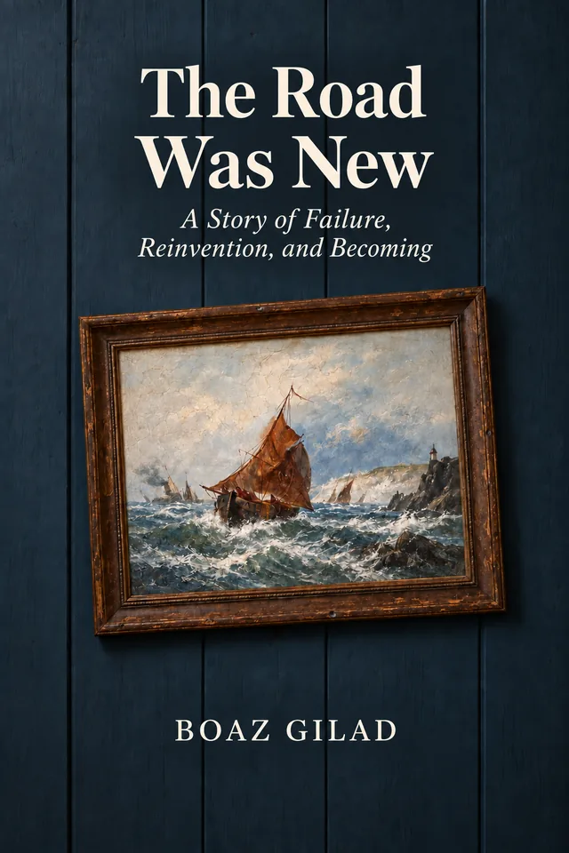 The Road Was New book cover by Boaz Gilad